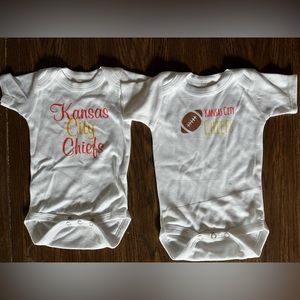 Kansas City Chiefs Baby Onesies